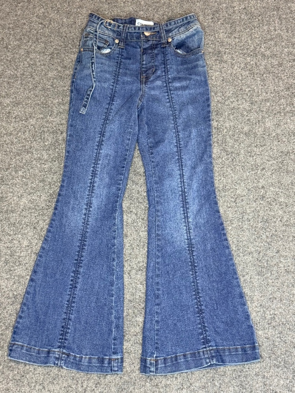 Colorful Planet Girls 7 flare jeans